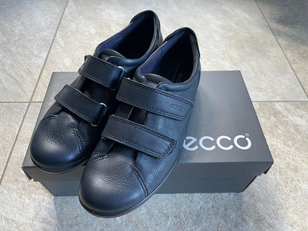 ECCO Klittenband, Ophalen, Blauw, Sneakers of Gympen, Gedragen