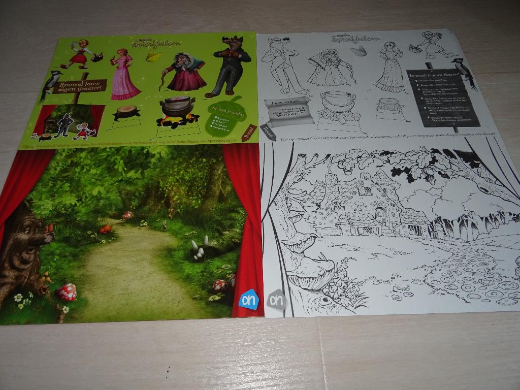 KNUTSELPLAAT - SPROOKJESBOOM (Nieuw), Ophalen, Nieuw
