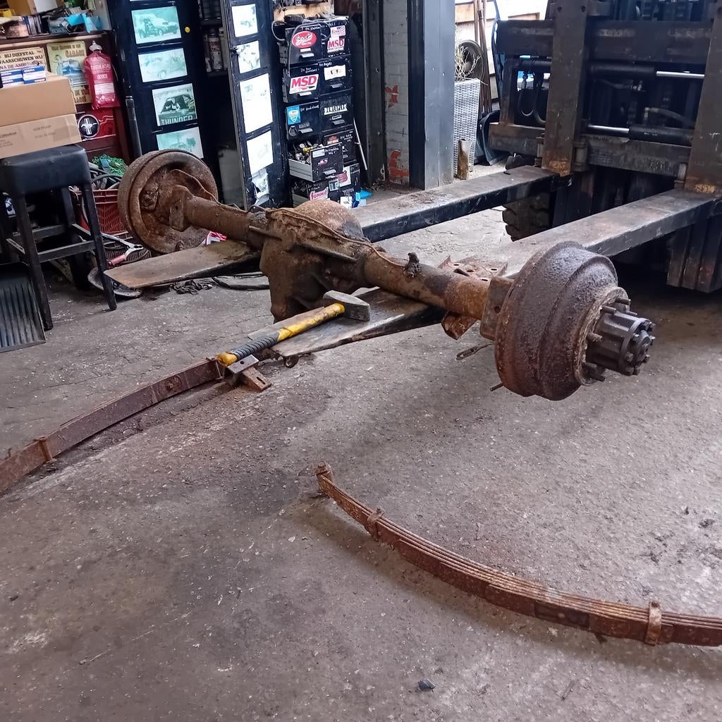 8 gaats achteras met sper ford e350, Ophalen of Verzenden, Ford