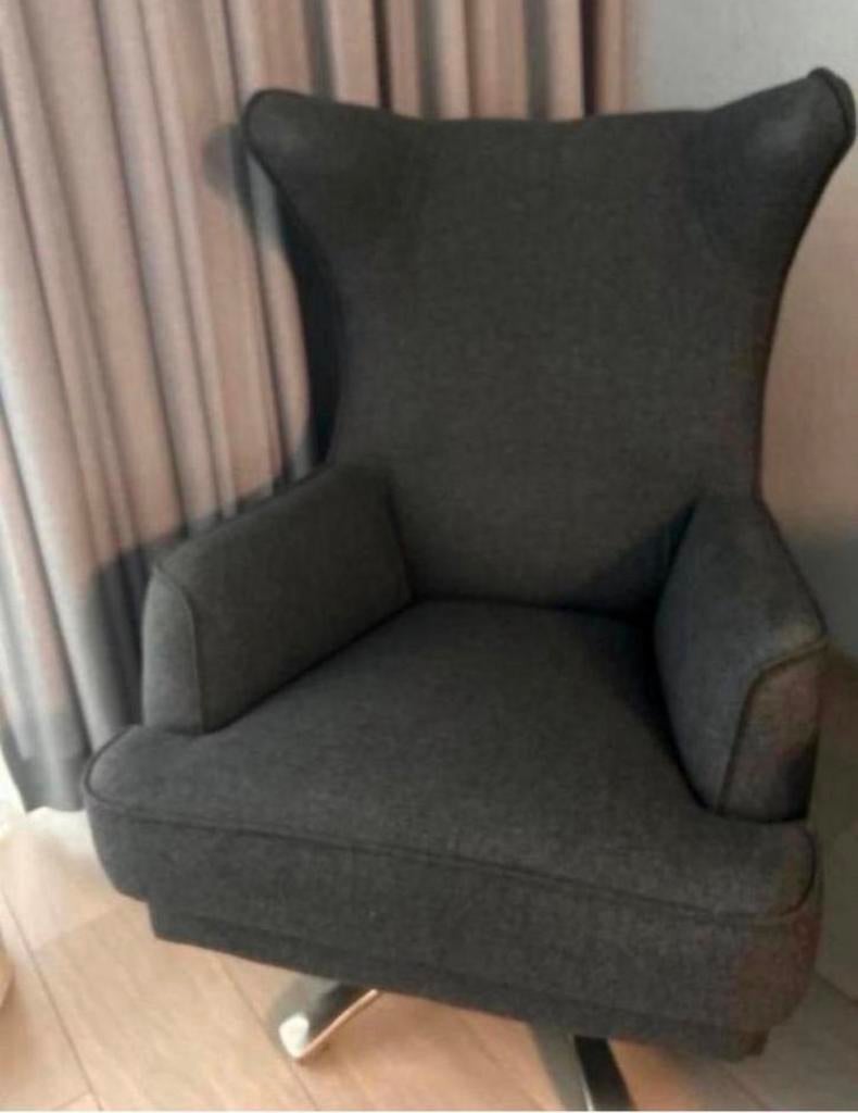 H&H Draaibare Fauteuil - Comfort en Stijl, Ophalen of Verzenden, Zo goed als nieuw, Stof, 75 tot 100 cm