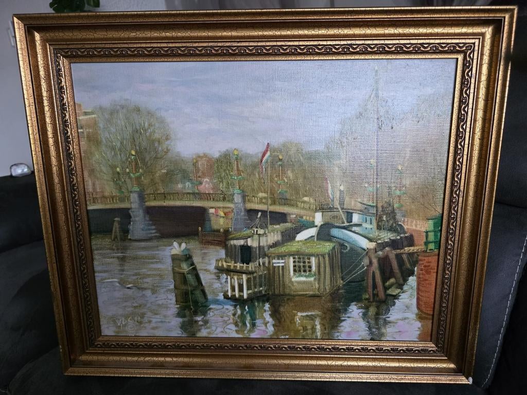Schilderij 41x51cm olieverf ramon pablo, Antiek en Kunst, Kunst | Schilderijen | Klassiek, Ophalen