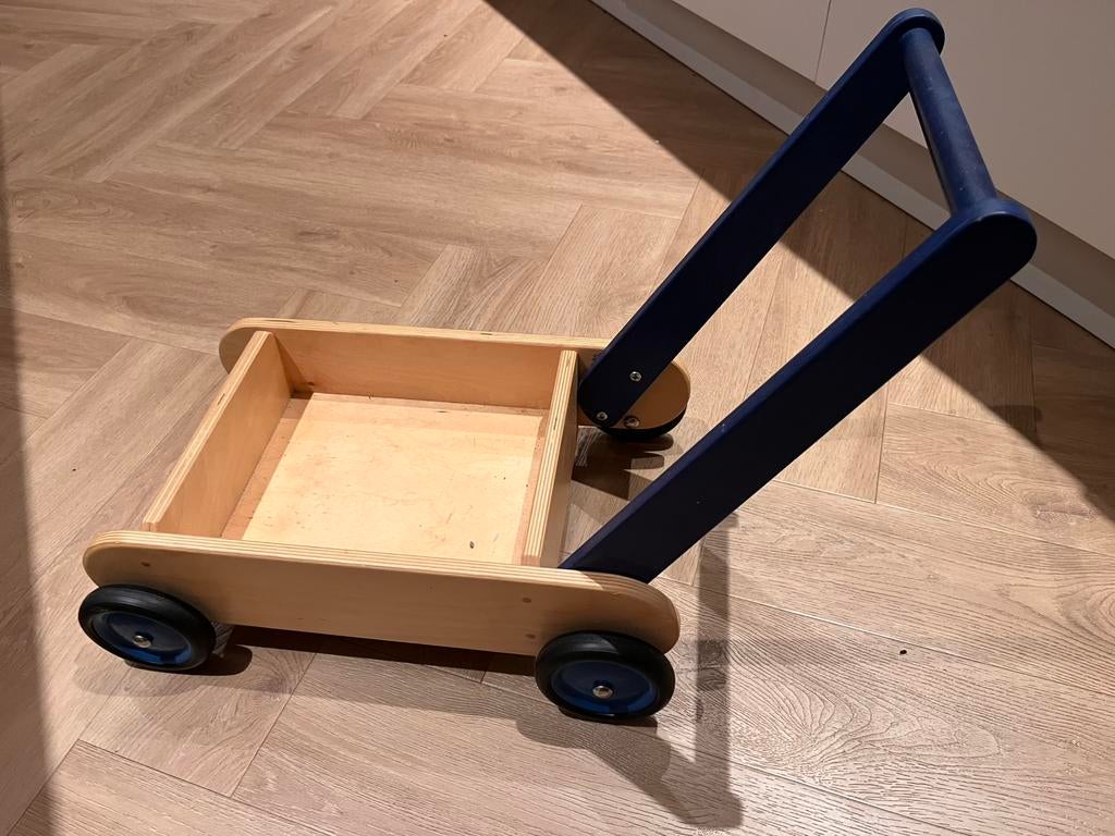 Van dijk toys loopwagen blauw, Ophalen, Zo goed als nieuw, Duw- of Trekspeelgoed