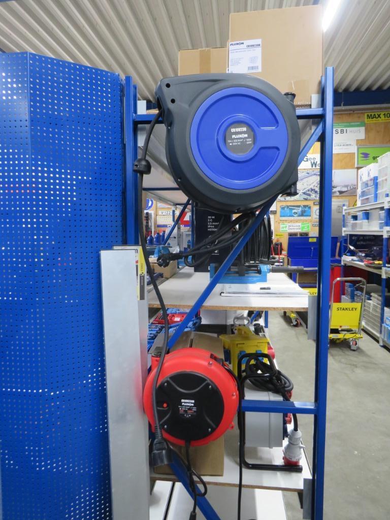 kabelhaspel stroomhaspel verlengkabel 220v muur bevestiging, Fluxon, Fluxon.com, Nieuw, Zandhaarweg