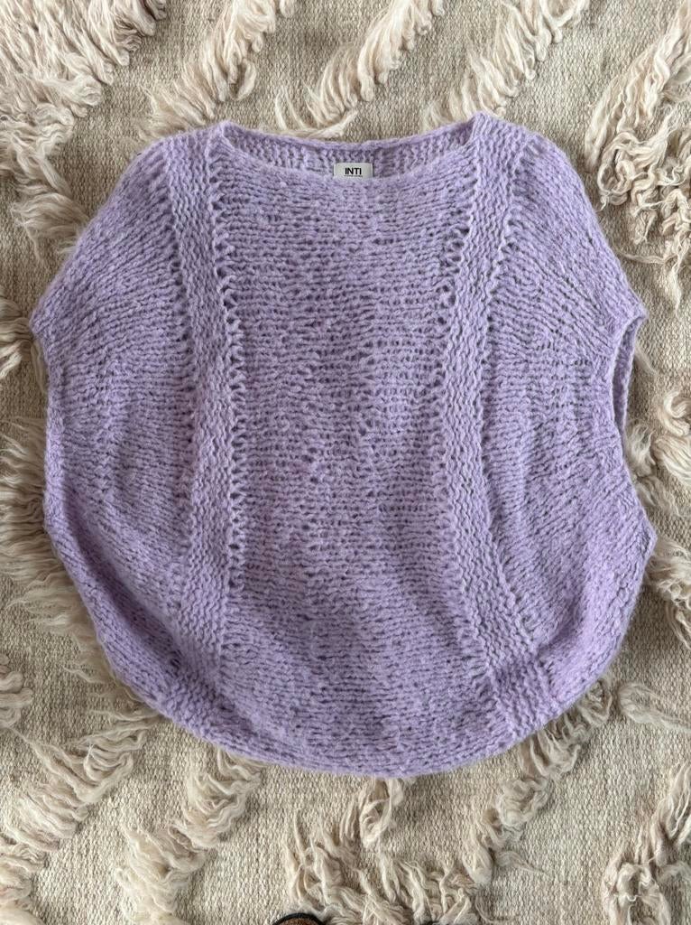 Inti knitwear top / spencer in mooie lila tint maat L, Kleding | Dames, Truien en Vesten, Ophalen of Verzenden, Zo goed als nieuw