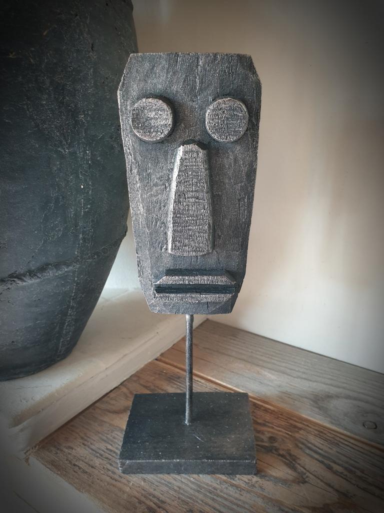 Ornament face - statief - beeld - boedha, Ophalen of Verzenden, Nieuw