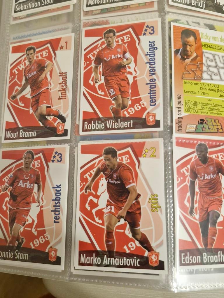 FC Twente Spelerskaarten Collectie All Stars 2008-2009, Ophalen of Verzenden, Gebruikt, F.C. Twente, Spelerskaart