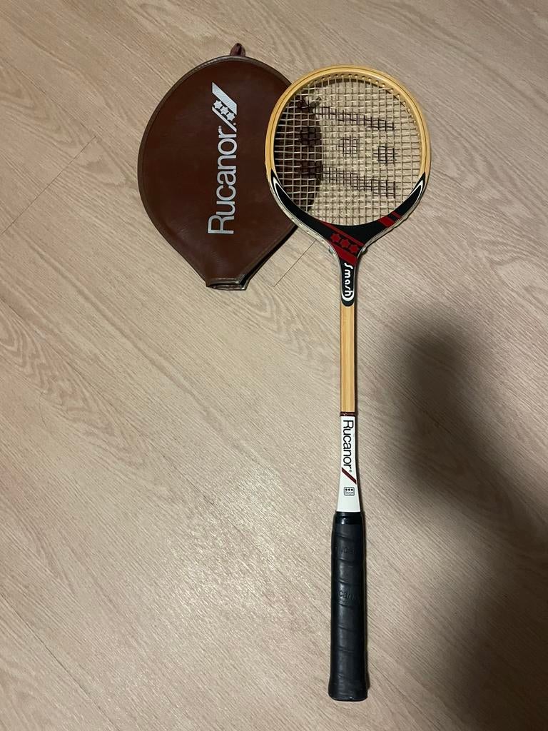 Vintage badminton rackets, Sport en Fitness, Squash, Ophalen, Zo goed als nieuw