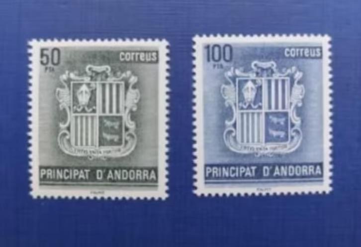 Postzegel Spaans Andorra 1982 PF 2 Wapenschild zegels 11-02, Ophalen of Verzenden, Postfris