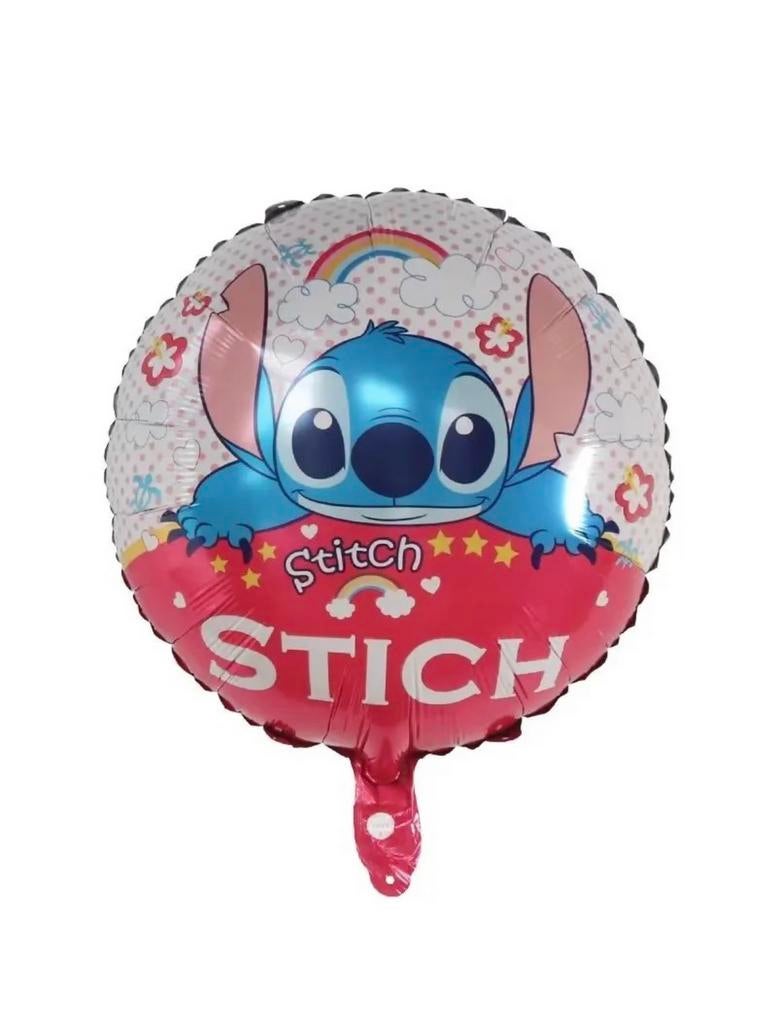 Stitch folie ballon rond 45cm, Hobby en Vrije tijd, Feestartikelen, Ophalen of Verzenden, Nieuw, Versiering, Verjaardag