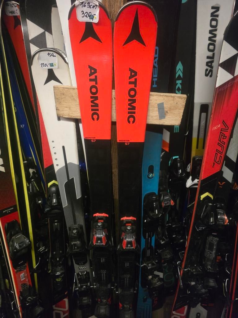 163cm ATOMIC REDSTER S7, Sport en Fitness, Skiën en Langlaufen, 160 tot 180 cm, Ophalen of Verzenden, Zo goed als nieuw, Carve