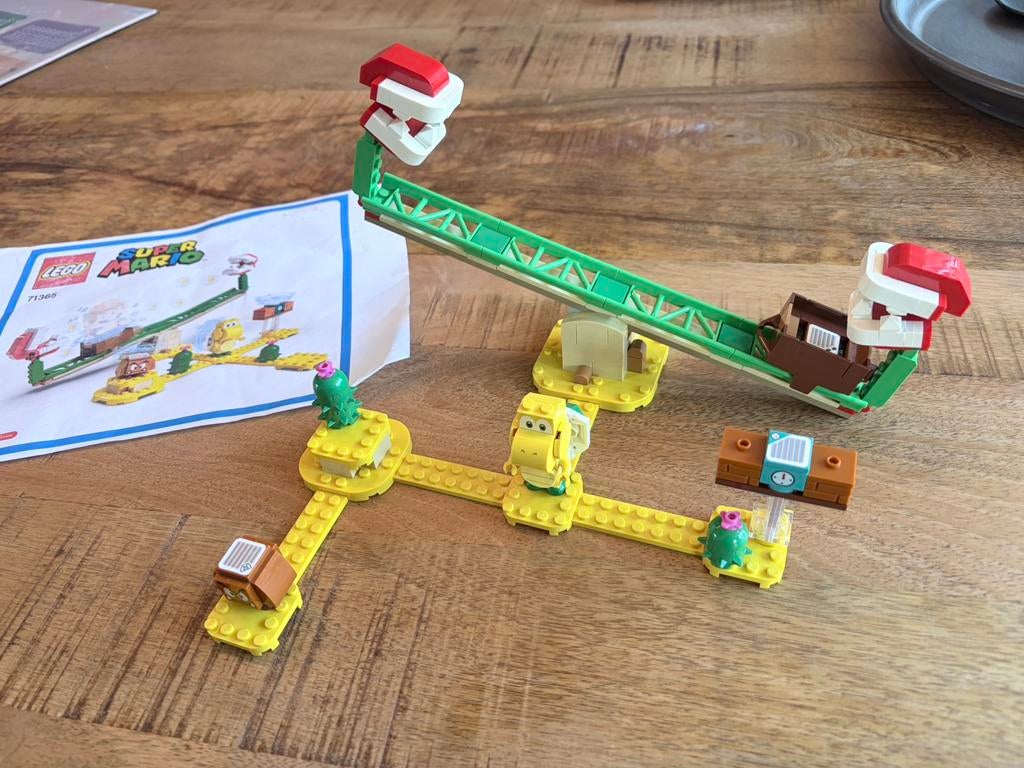 LEGO Super Mario- Uitbreiding Piranha Plant-powerslide 71365, Ophalen of Verzenden, Zo goed als nieuw