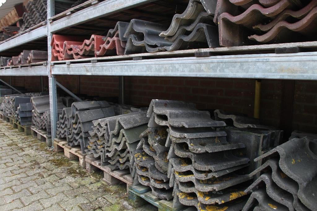 dakpannen tweedehands gebruikte oude dakpannen, Doe-het-zelf en Verbouw, Dakpannen en Dakbedekking, Ophalen, Gebruikt, 15 m² of meer