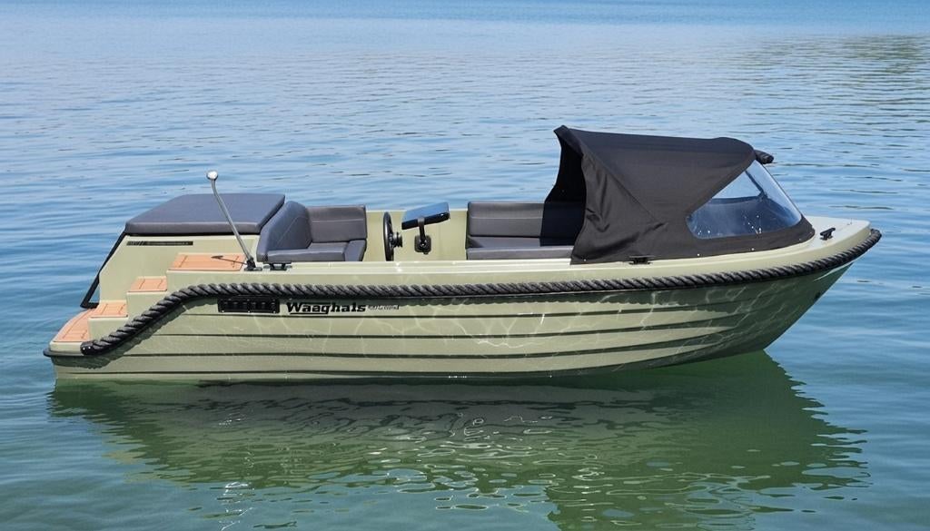Waeghals 499 Tender sloep, Watersport en Boten, Nieuw, Ophalen of Verzenden, Buitenboordmotor, Polyester