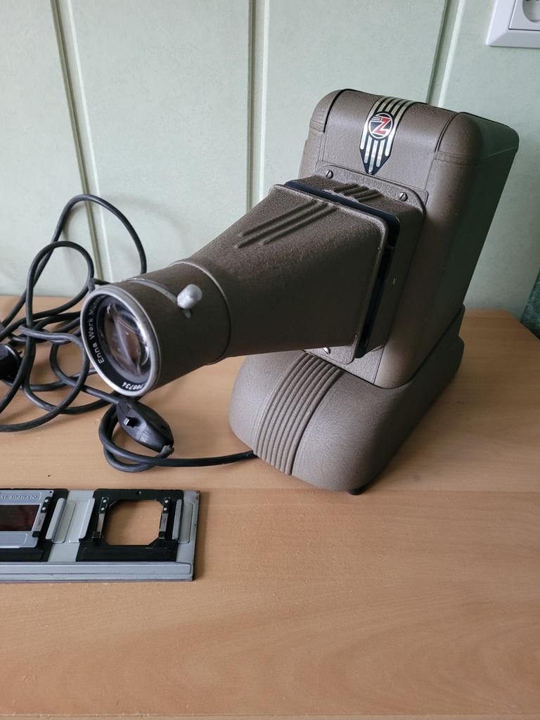 Antiek Erich Zillmer Zett dia projector werkend, Antiek en Kunst, Ophalen of Verzenden