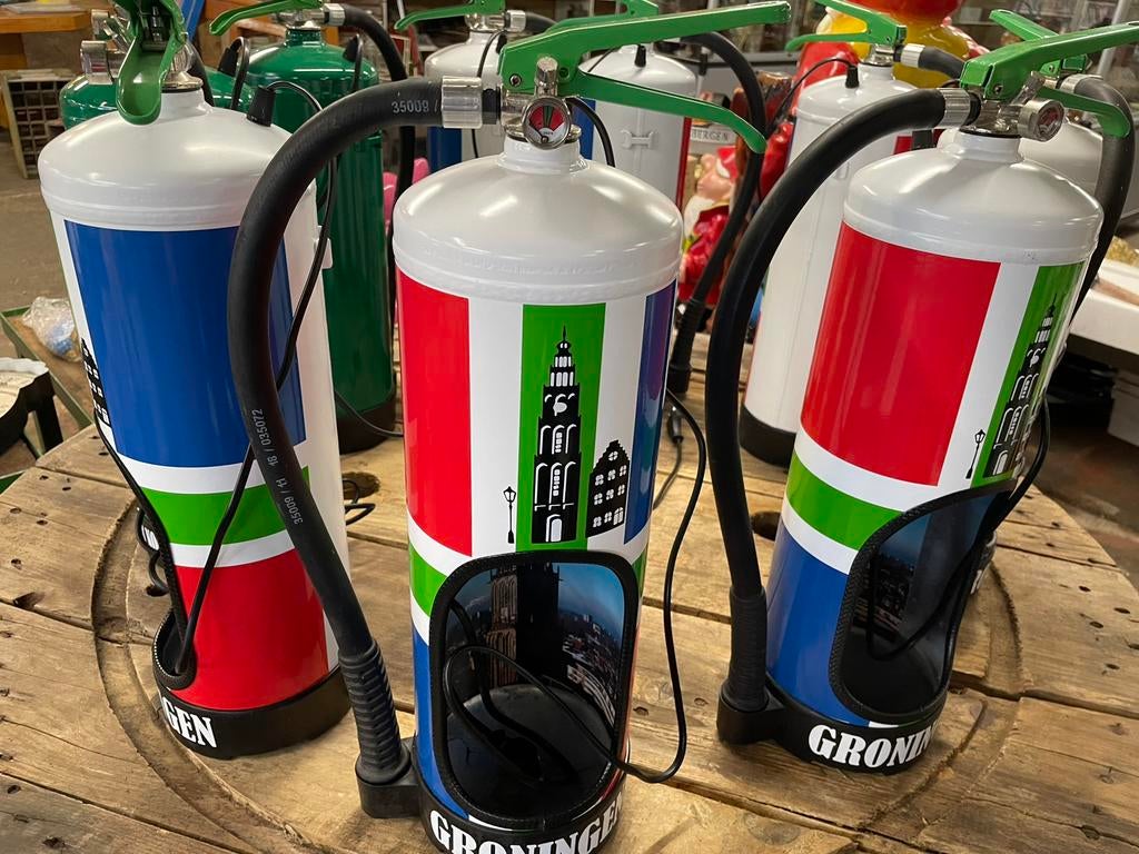 Groningen. Brandblusserlamp cadeau, mancave, Ophalen, Nieuw