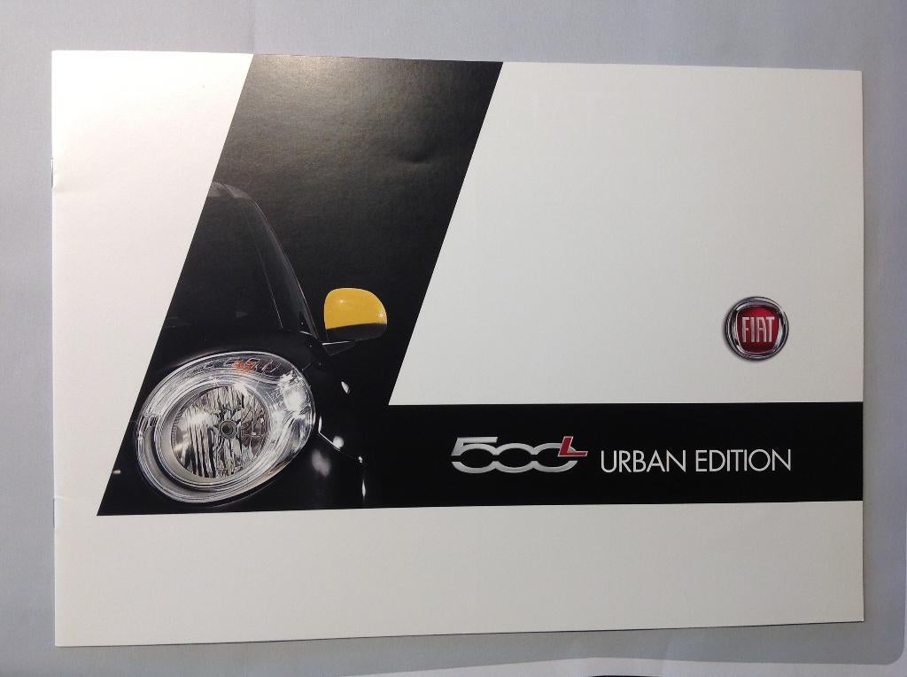 Fiat 500 L Urban Edition folder NL 8 blz 2015, Boeken, Ophalen of Verzenden, Nieuw, Overige merken