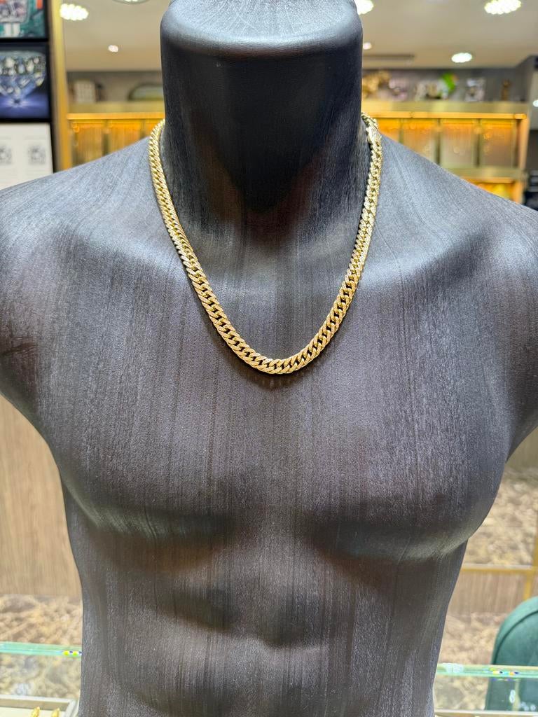 14KT Goud - 59.62 Gram - Ketting - CUBAN, Sieraden, Tassen en Uiterlijk, Kettingen, Ophalen, Nieuw, Goud