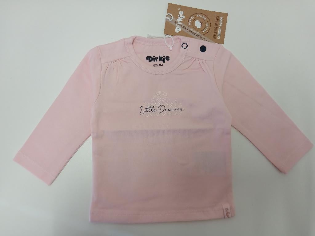 Dirkje - shirt / longsleeve - maat 62, Kinderen en Baby's, Babykleding | Maat 62, Dirkje, Nieuw, Shirtje of Longsleeve, Verzenden