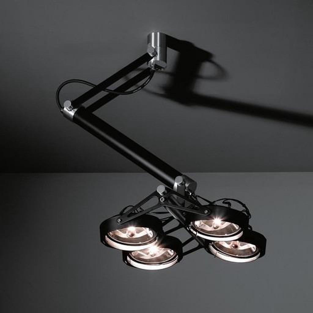 Nomad Modular led design lamp zwart, Huis en Inrichting, Lampen | Plafondlampen, Ophalen, Zo goed als nieuw