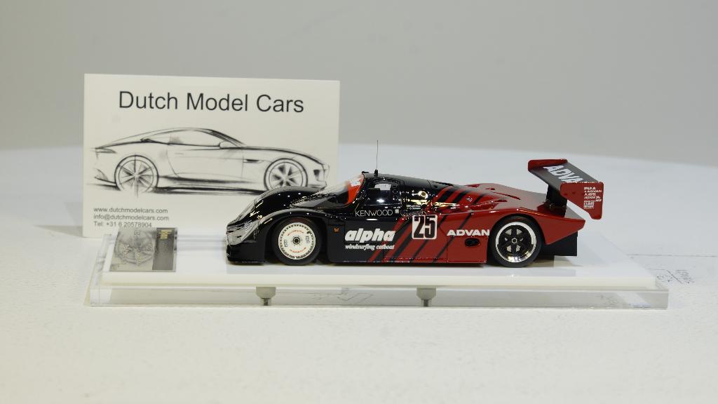 1:43 Porsche 962C ADVAN Alpha Nova JSPC MUE rood nieuw, Hobby en Vrije tijd, Modelauto's | 1:43, Ophalen of Verzenden, Nieuw, Auto