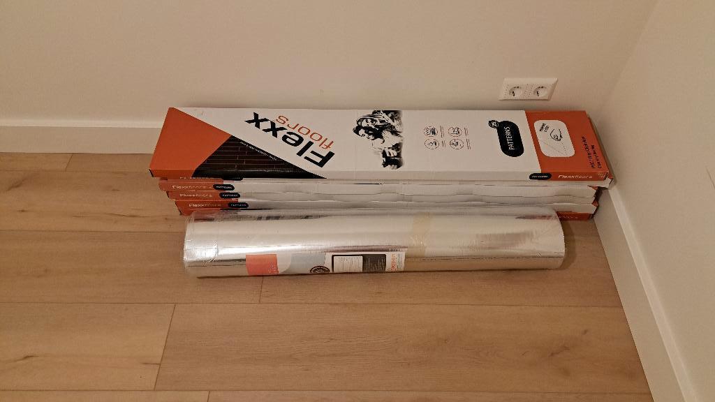 11m² NIEUW Click PVC Uppsala + Ondervloer – Vaste prijs €195, Doe-het-zelf en Verbouw, Vloerdelen en Plavuizen, Nieuw, Laminaat