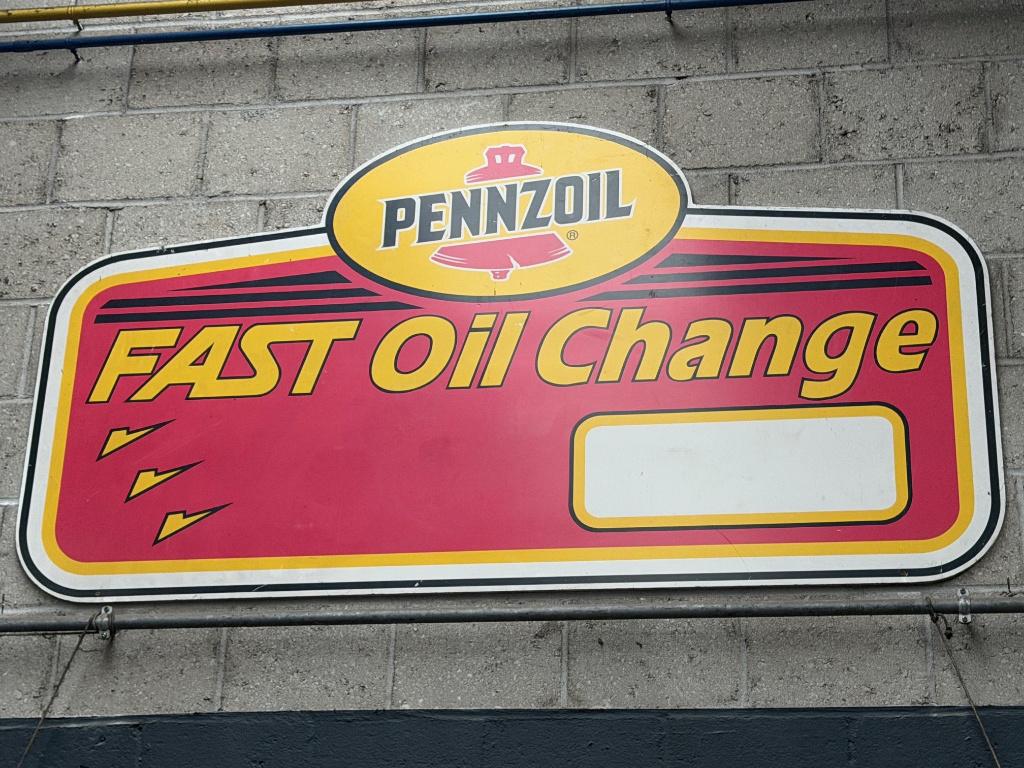 penzzoil bord, Ophalen of Verzenden, Zo goed als nieuw, Auto's