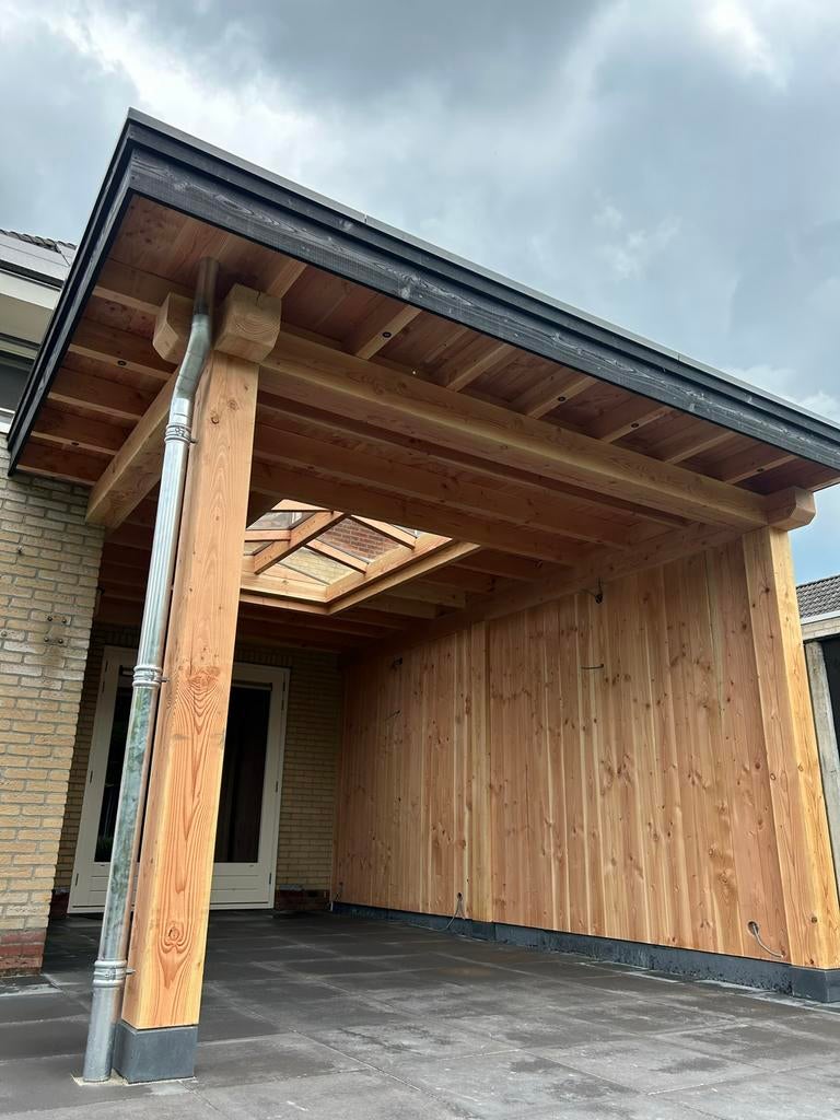 Maatwerk Douglas Veranda’s – Volledig naar Wens Ontworpen, Tuin en Terras, Overkappingen, Zo goed als nieuw, Veranda, Ophalen