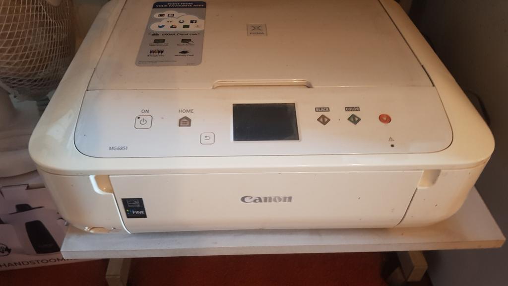 Canon MG 6851 printer, Computers en Software, Printers, Ophalen of Verzenden, Niet werkend, Kleur printen, Canon