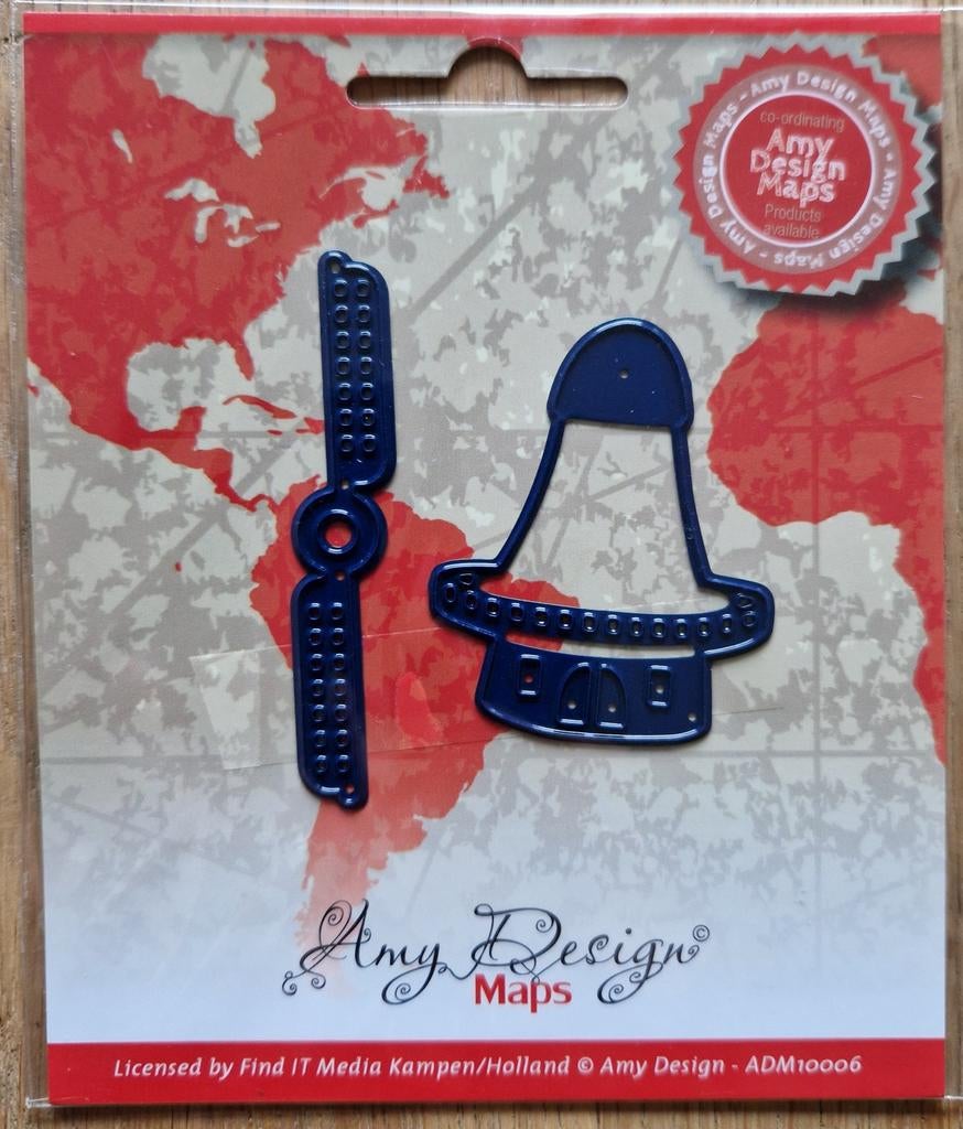 Amy Design Die Maps - Dutch Windmill
ADM10006, Hobby en Vrije tijd, Ophalen of Verzenden, Nieuw, Overige thema's, Pons of Mal