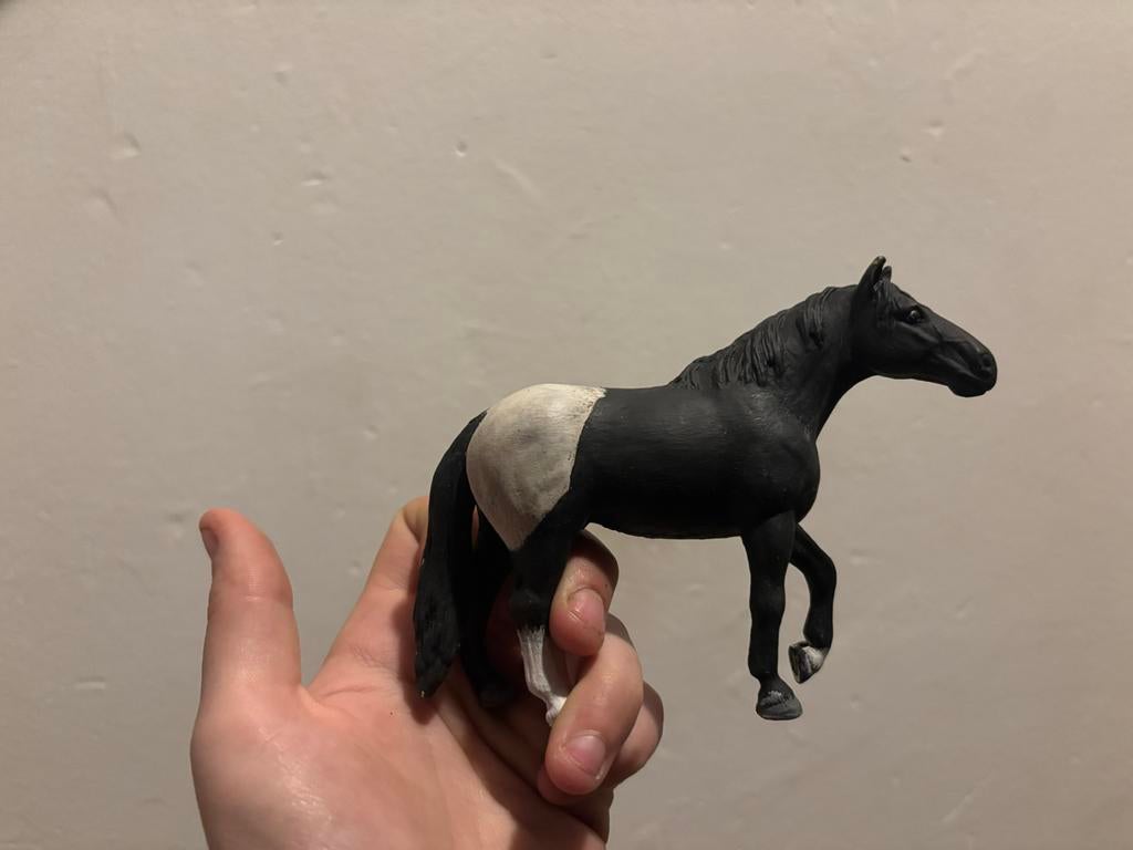 Schleich Repaint Palomino Hengst, Ophalen of Verzenden, Gebruikt, Paard, Beeldje of Figuurtje