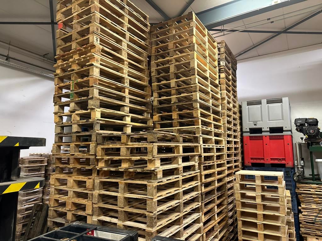 Wegwerp Pallets | Eenmalige Pallets | 120x80 | 4-Weg, Ophalen of Verzenden, 50 mm of meer, Minder dan 200 cm, Vuren