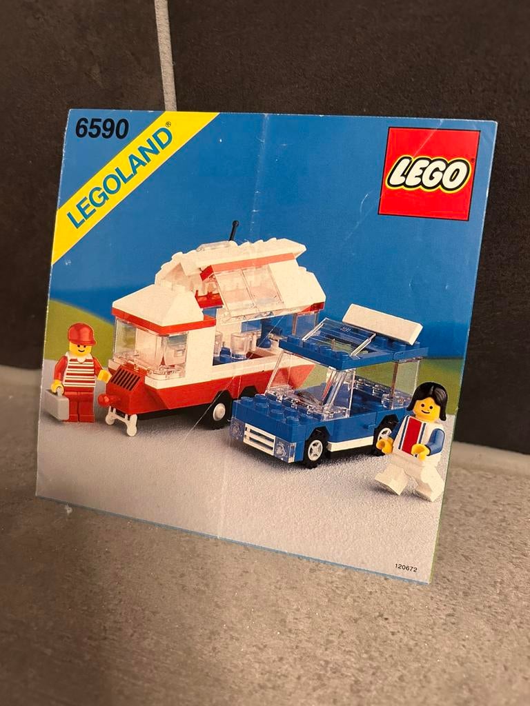 LEGO 6590 Vacation Camper + instructies, Kinderen en Baby's, Speelgoed | Duplo en Lego, Ophalen of Verzenden, Gebruikt, Complete set