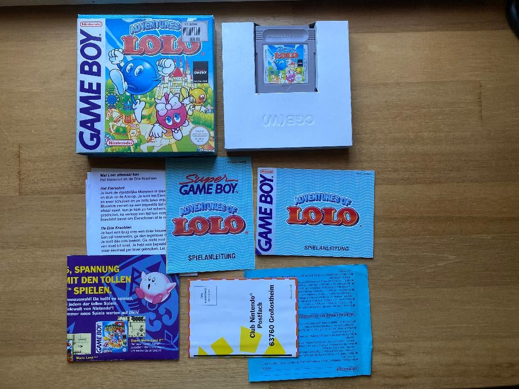 adventures of lolo gameboy noe, Avontuur en Actie, 1 speler, Ophalen of Verzenden, Zo goed als nieuw