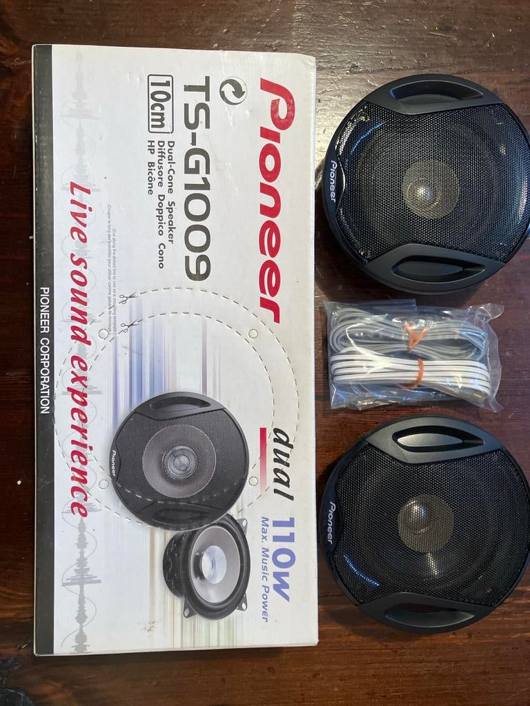 Pioneer TS-G1009 Speakerset - 110w nieuw!, Ophalen of Verzenden, Nieuw, 60 tot 120 watt, Front, Rear of Stereo speakers