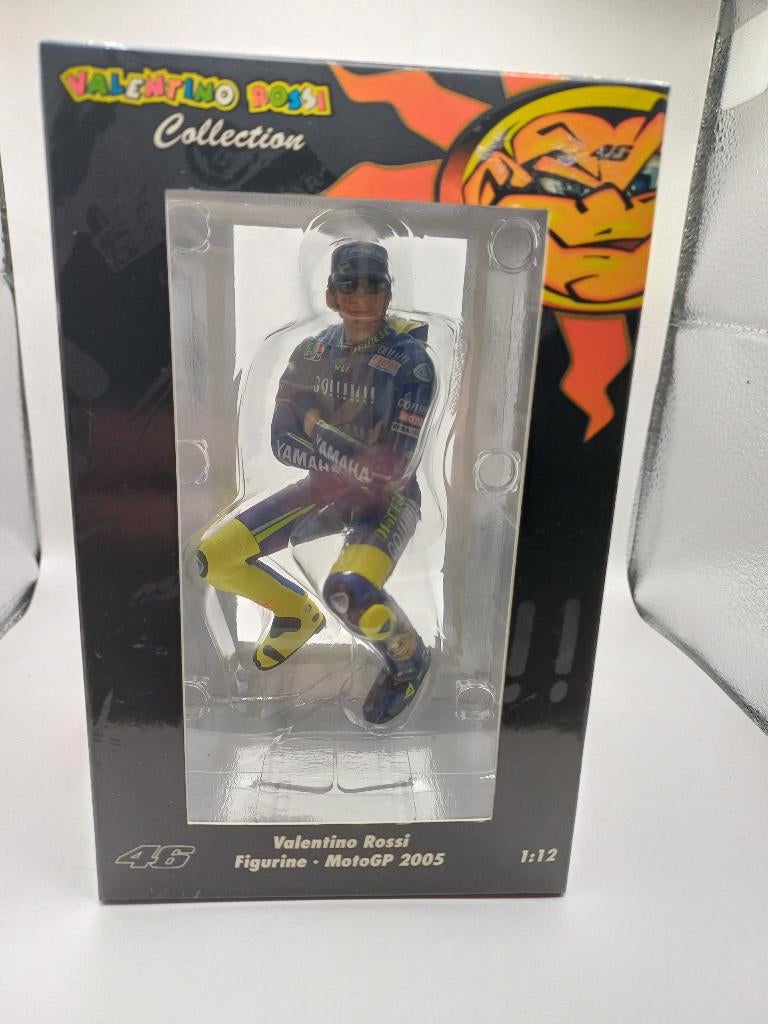 Minichamps Rossi Figurine sitting 2005, Hobby en Vrije tijd, Modelauto's | 1:5 tot 1:12, Ophalen of Verzenden, Nieuw, 1:9 t/m 1:12