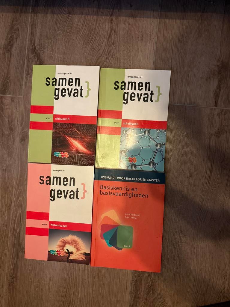 Samengevat bundel N&T VWO - Wiskunde, Scheikunde, Natuurkund, Ophalen of Verzenden, Beta, Zo goed als nieuw, WO