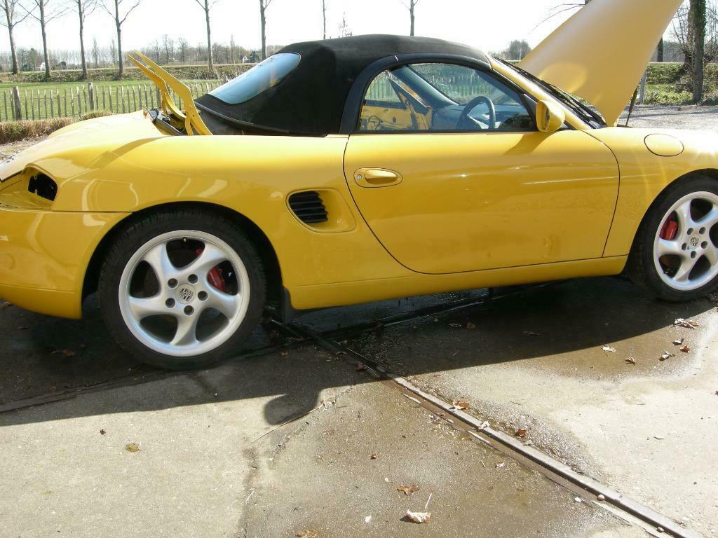 Porsche Boxster onderdelen, Auto's, Porsche, Cabriolet, Sportstoelen, Bedrijf, Handgeschakeld
