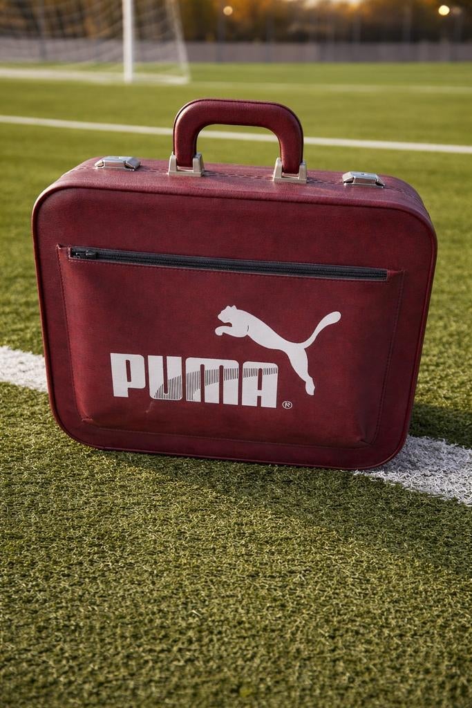 Toffe vintage Puma sportkoffer, ehbo koffer, sport tas️, Sieraden, Tassen en Uiterlijk, Koffers, Overige materialen, Gebruikt