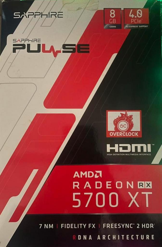 Saphhire Pulse RX5700 XT, Ophalen of Verzenden, Zo goed als nieuw, GDDR6, PCI-Express 4