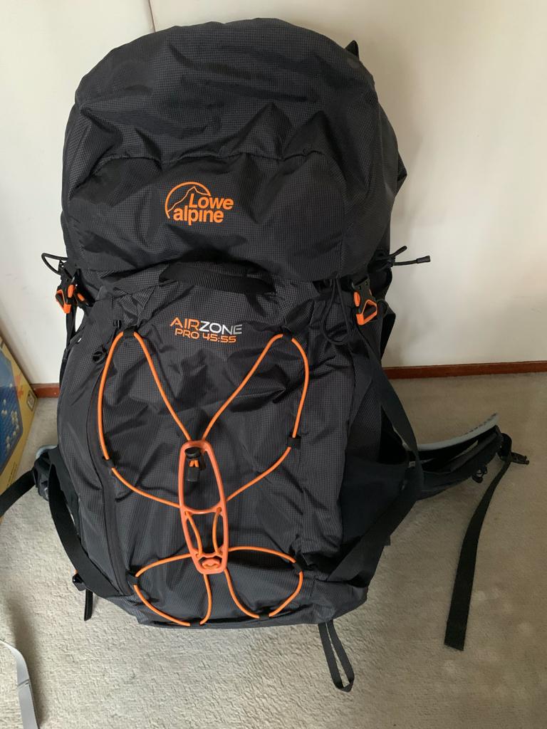 rugzak Löwe Alpine Pro 45/55, 40 cm of meer, Zo goed als nieuw, Waterdicht, 60 cm of meer