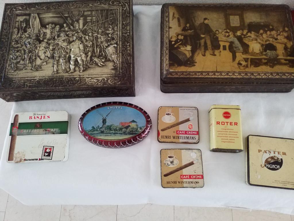 Vintage Blikken Verzameling per stuk te koop vanaf 5 eur per, Ophalen of Verzenden