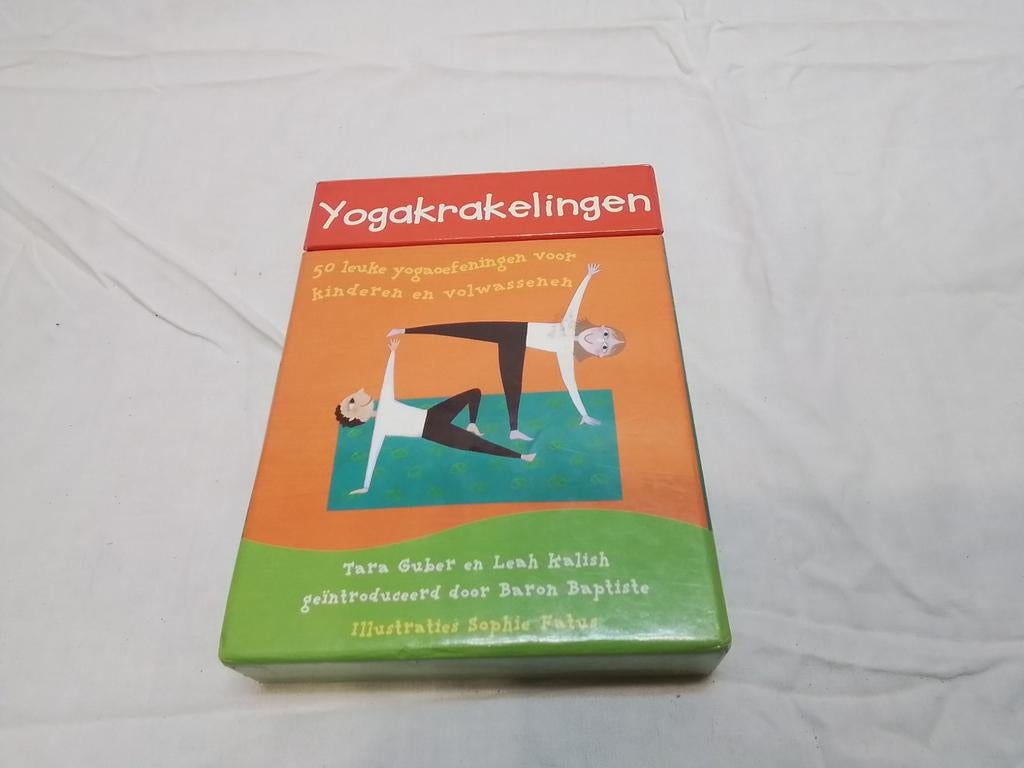 Yoga oefeningen kaarten, yoga krakelingen kaarten, Ophalen of Verzenden, Yogamat
