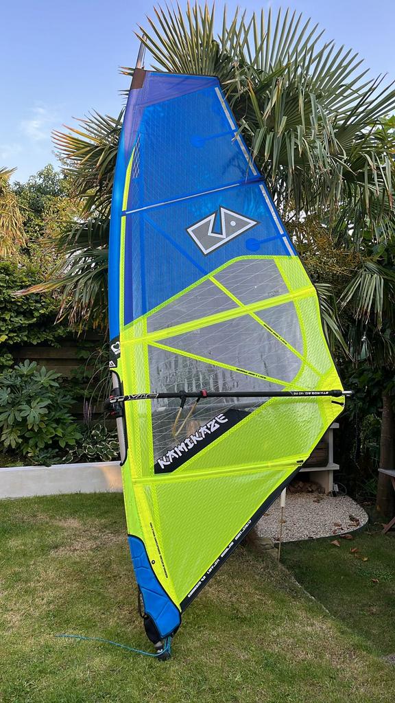 KA Kamikaze 4.0 wave zeil ZGAN, Ophalen, Zo goed als nieuw, Zeil, Minder dan 5 m²