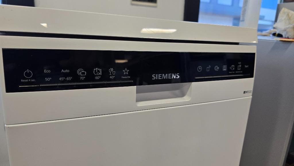 Siemens vrijstaande vaatwasser 45cm breed SR25YW04ME, Ophalen, Minder dan 85 cm, Eco programma, Refurbished