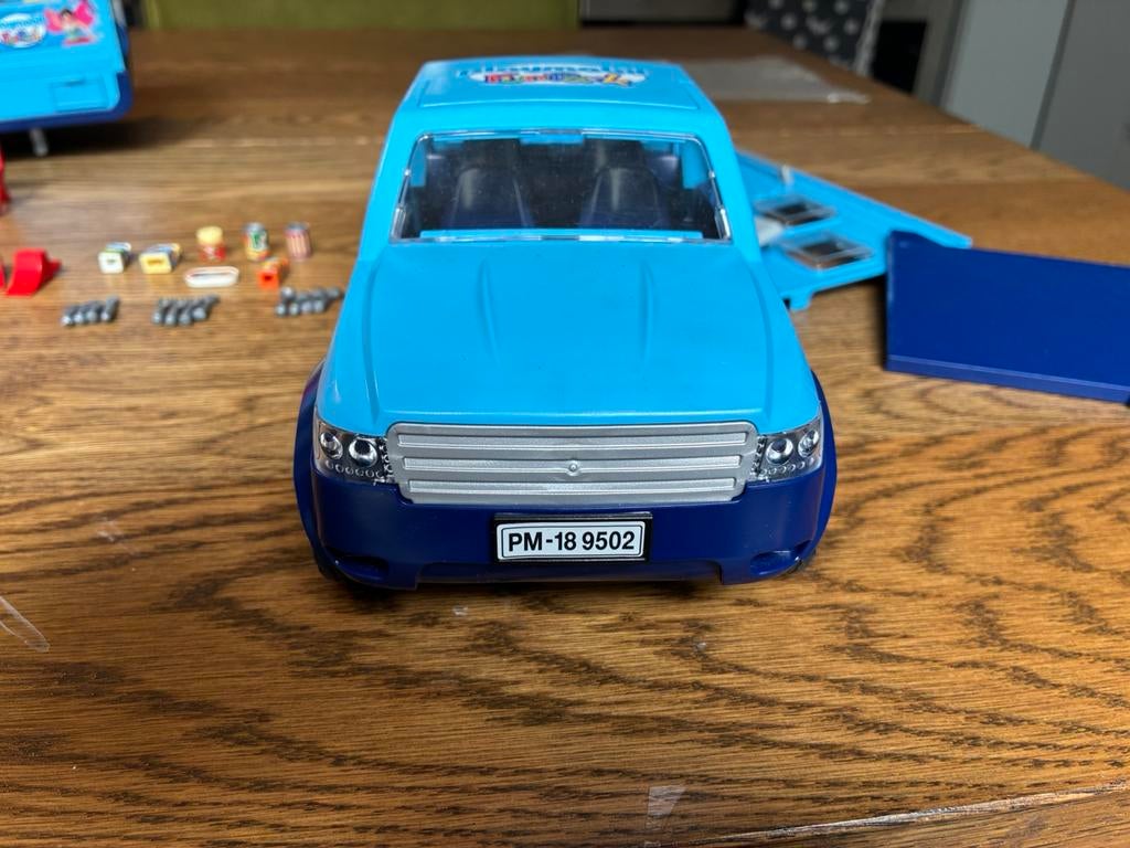 Playmobil Funpark pickup met caravan 9502, Kinderen en Baby's, Speelgoed | Playmobil, Ophalen of Verzenden, Nieuw, Complete set