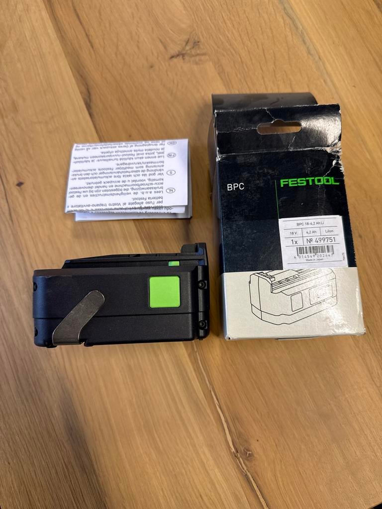 Festool Accu BPC 18-4,2 Ah Li-Ion