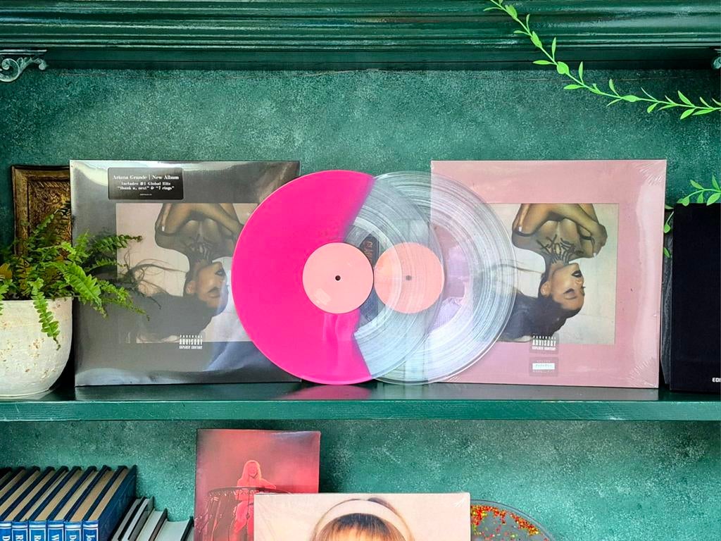 Thank U Next Clear & Pink Clear Vinyl - Ariane Grande, Ophalen of Verzenden, Nieuw in verpakking, 12 inch