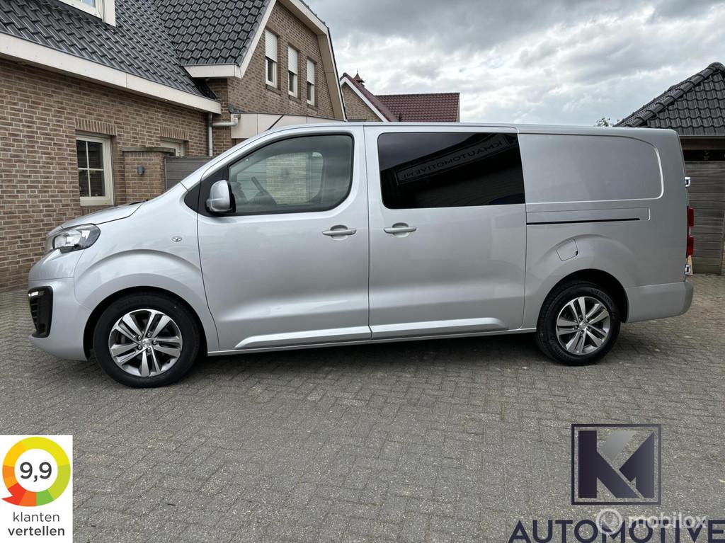 Peugeot Expert 2.0 BlueHDI 120pk Dubbel Cabine L3|2xSchuifde, Auto's, Bestelauto's, 1734 kg, Euro 6, 4 cilinders, Bluetooth