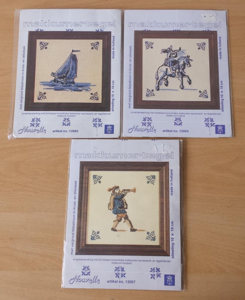 3 x Makkumer Tegel Pakket - Nouvelle, Nieuw, Ophalen of Verzenden, Nvt, Handborduren