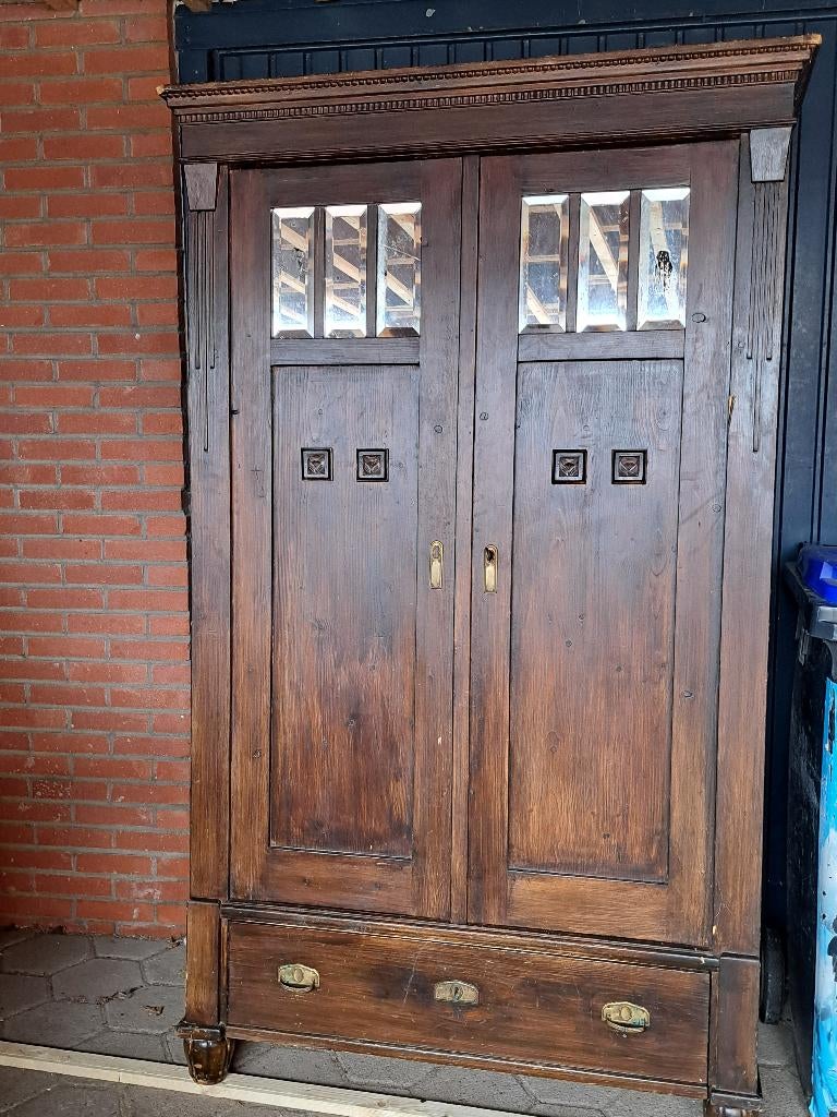 Kast te koop, 2 deuren , lade en schappen, Ophalen
